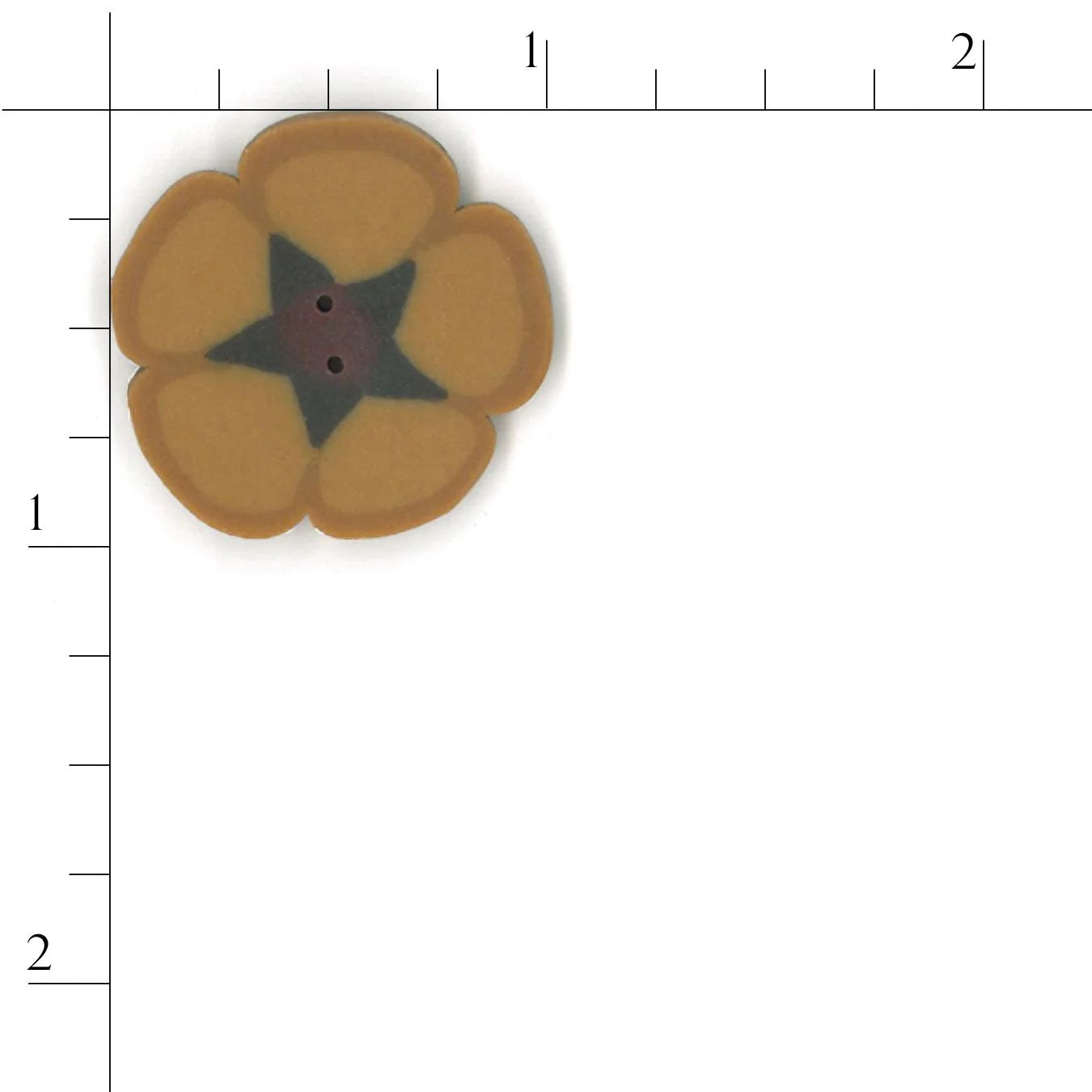 William's Gold Flower NH1073 Buttons