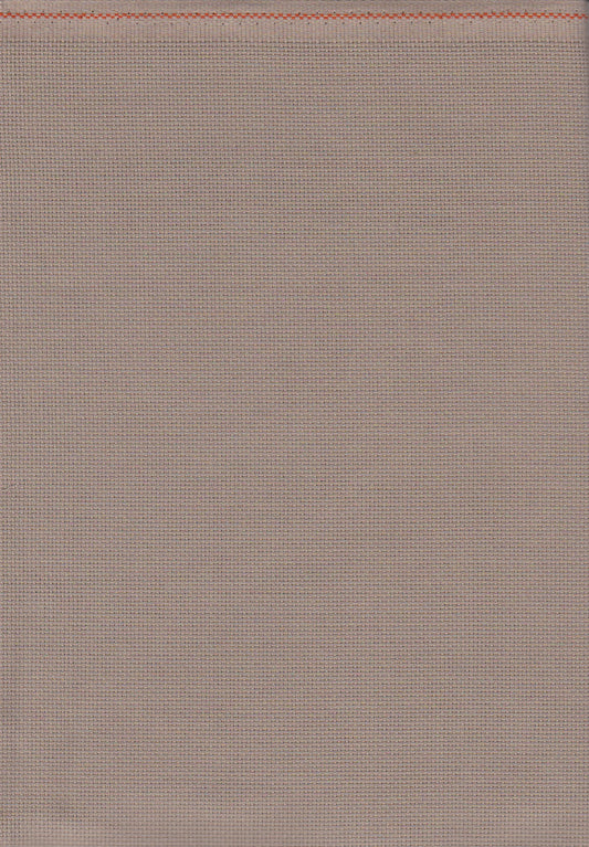 Zweigart Aida 18ct 32x50 Nougat (Stone Grey) Fabric