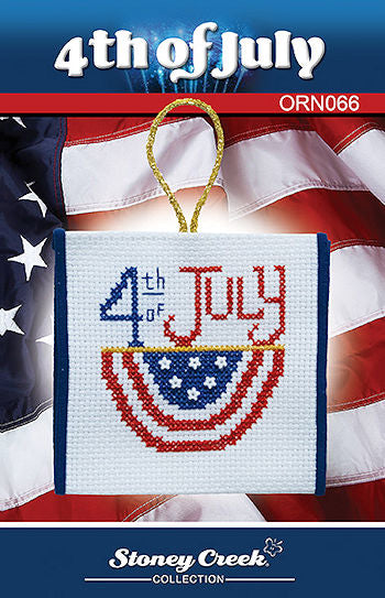 Stoney Creek 4th Of July Ornament ORN066 cross stitch pattern