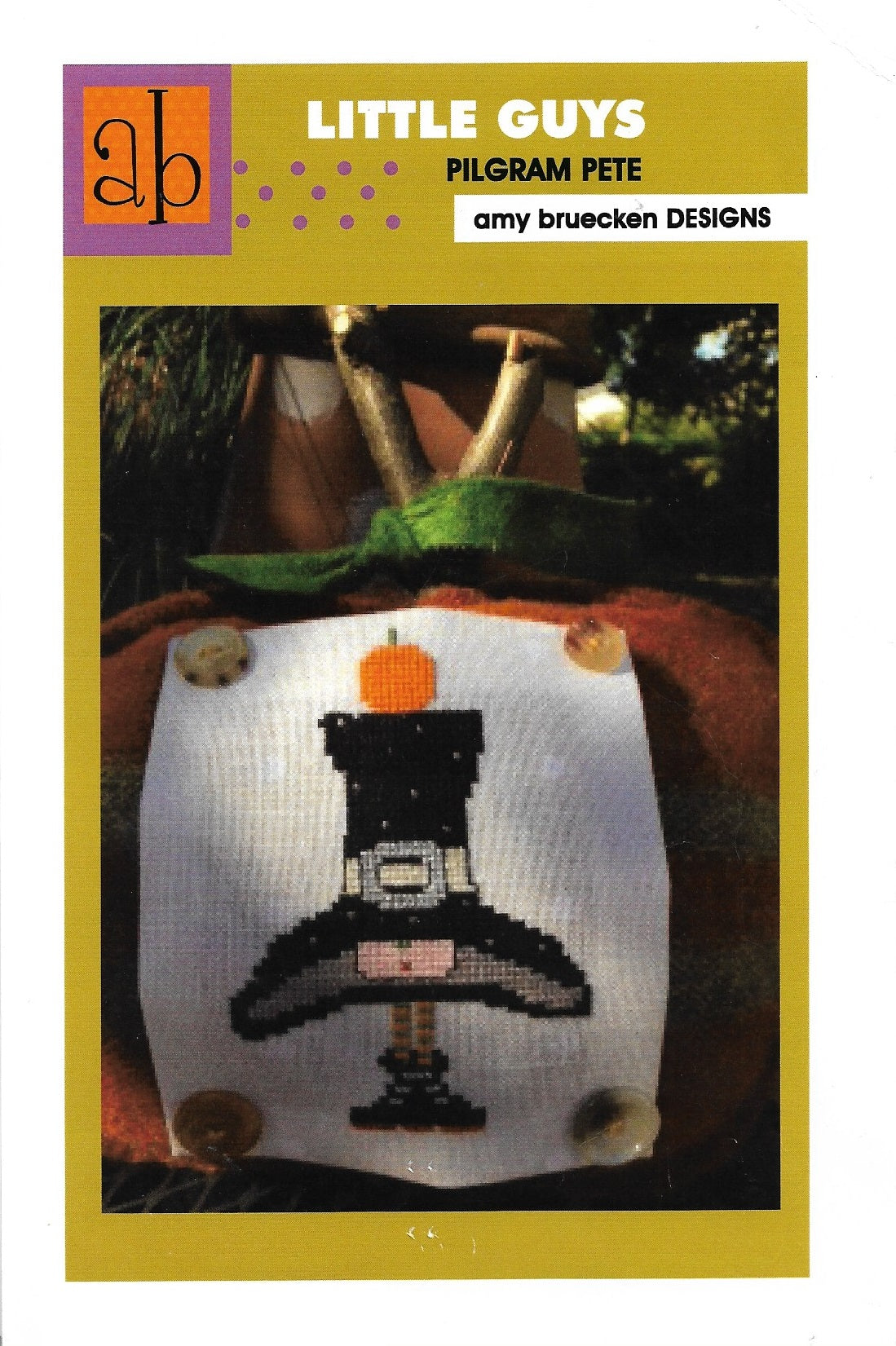 Amy Bruecken Pilgram Pete Thanksgiving cross stitch pattern