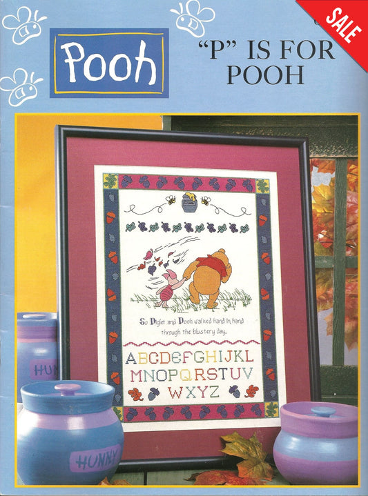 Leisure Arts "P" is for Pooh 3089 cross stitch pattern