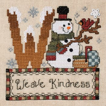 Stoney Creek Weave Kindness PM501 cross stitch pattern