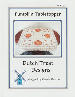 Dutch Treat Pumpkin Tabletopper DTN-011 cross stitch pattern