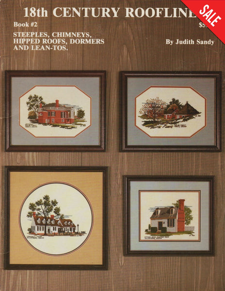 Judith Sandy 18th Century Rooflines book 2 cross stitch pattern