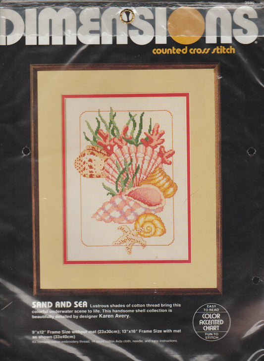 Dimensions Sand and Sea 3590 cross stitch kit