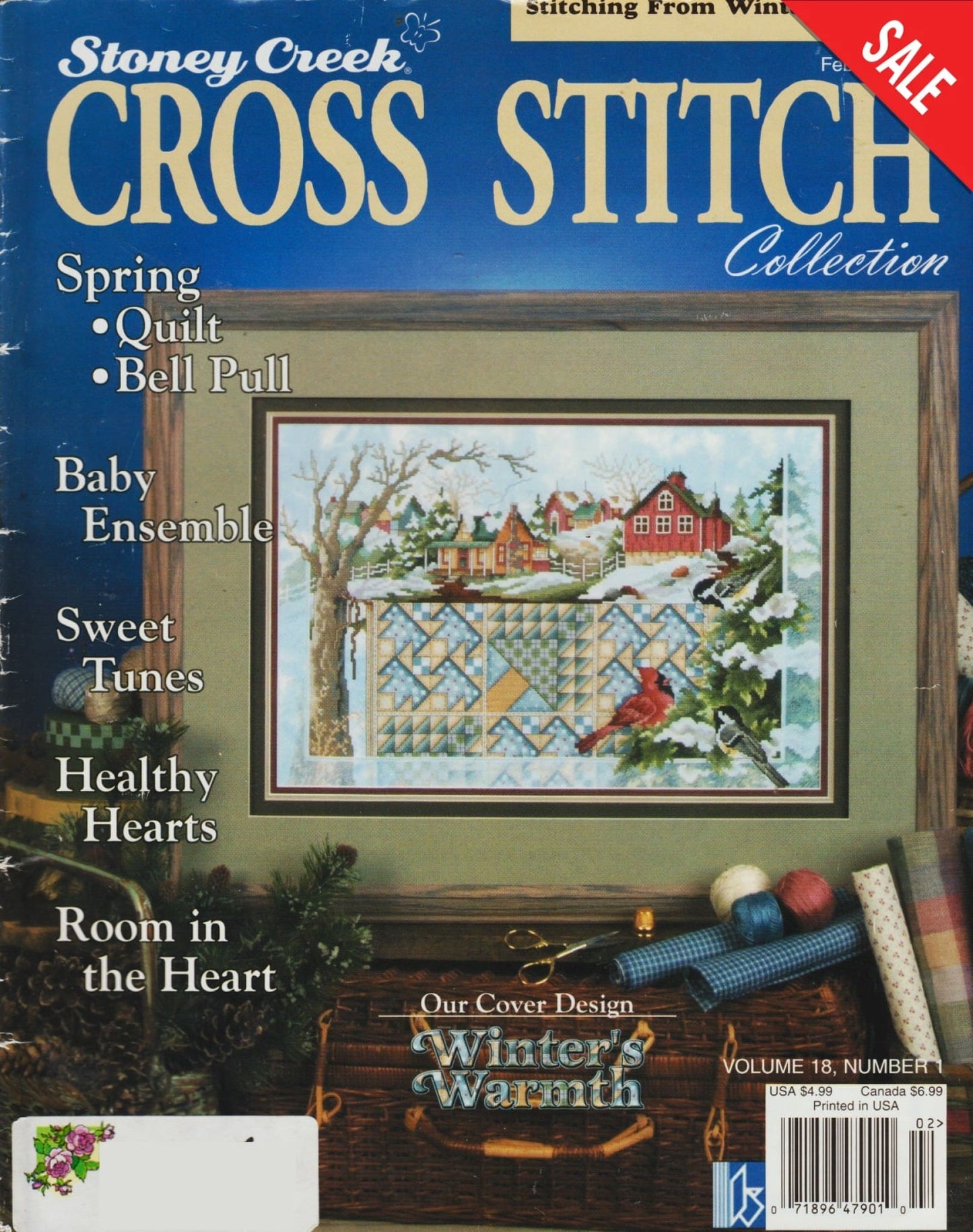 Stoney Creek February 2006 cross stitch magazine