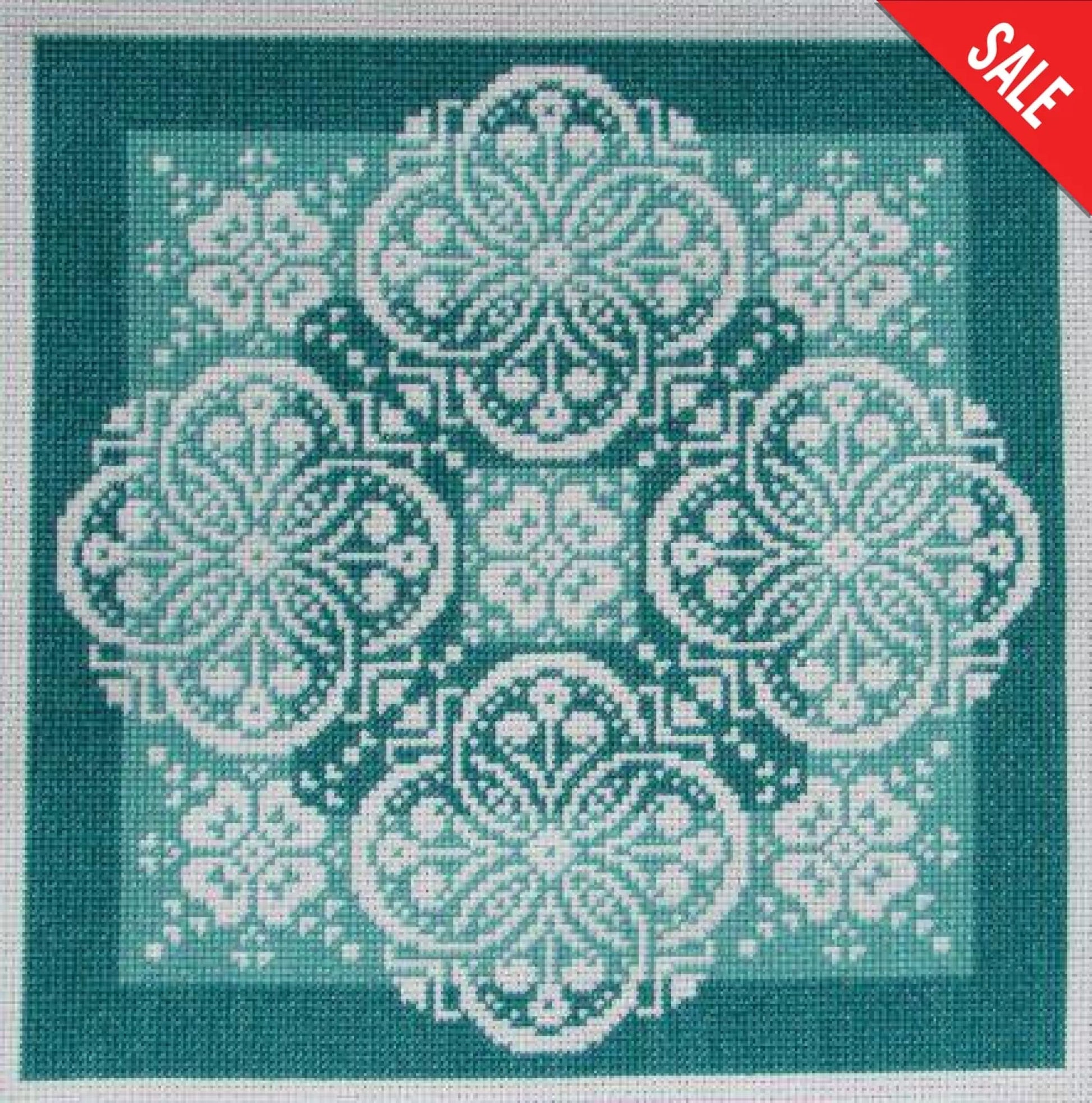 Lace Traces~Shades Of Jade Pattern Pattern