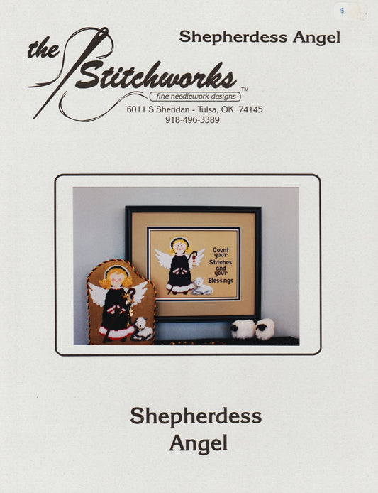 Stitchworks Shepherdess Angel cross stitch pattern