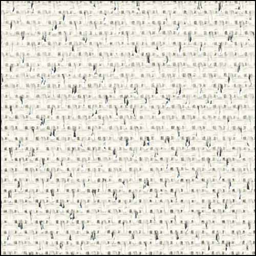 Zweigart Aida 14ct 18x21 Silver/White Metallic cross stitch fabric