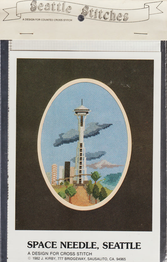Seattle Stitches Seattle Space Needle cross stitch pattern