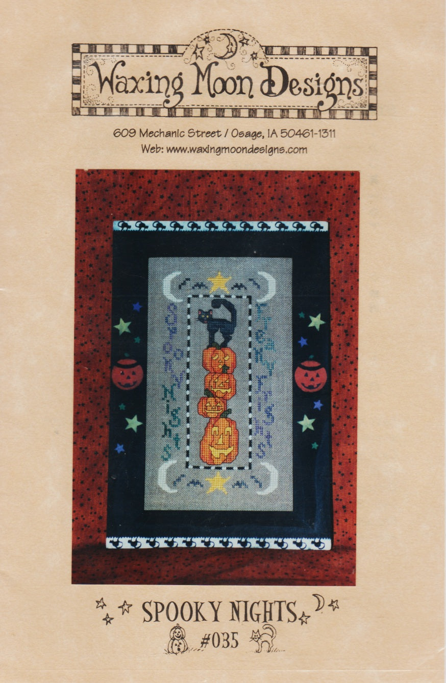 Waxing Moon Spooky Nights 035 cross stitch pattern