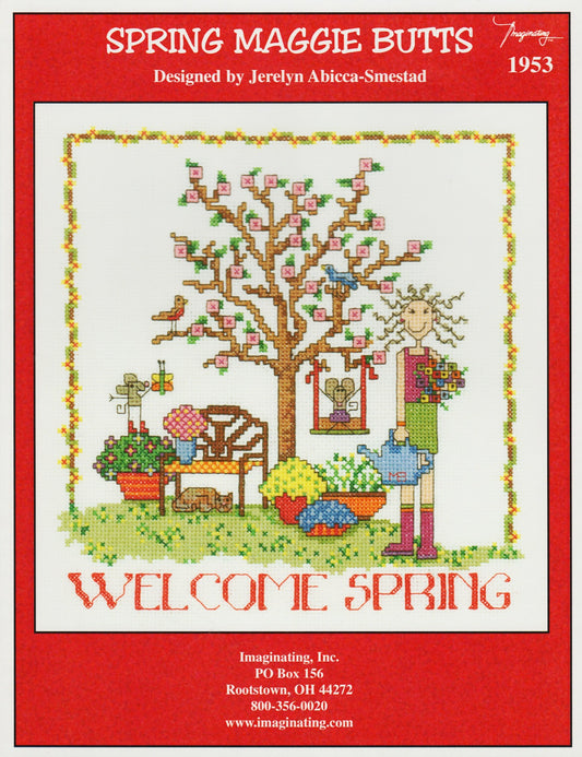 Imaginating Spring Maggie Butts 1953 cross stitch pattern