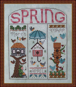 Whispered By The Wind Homes series cross stitch pattern