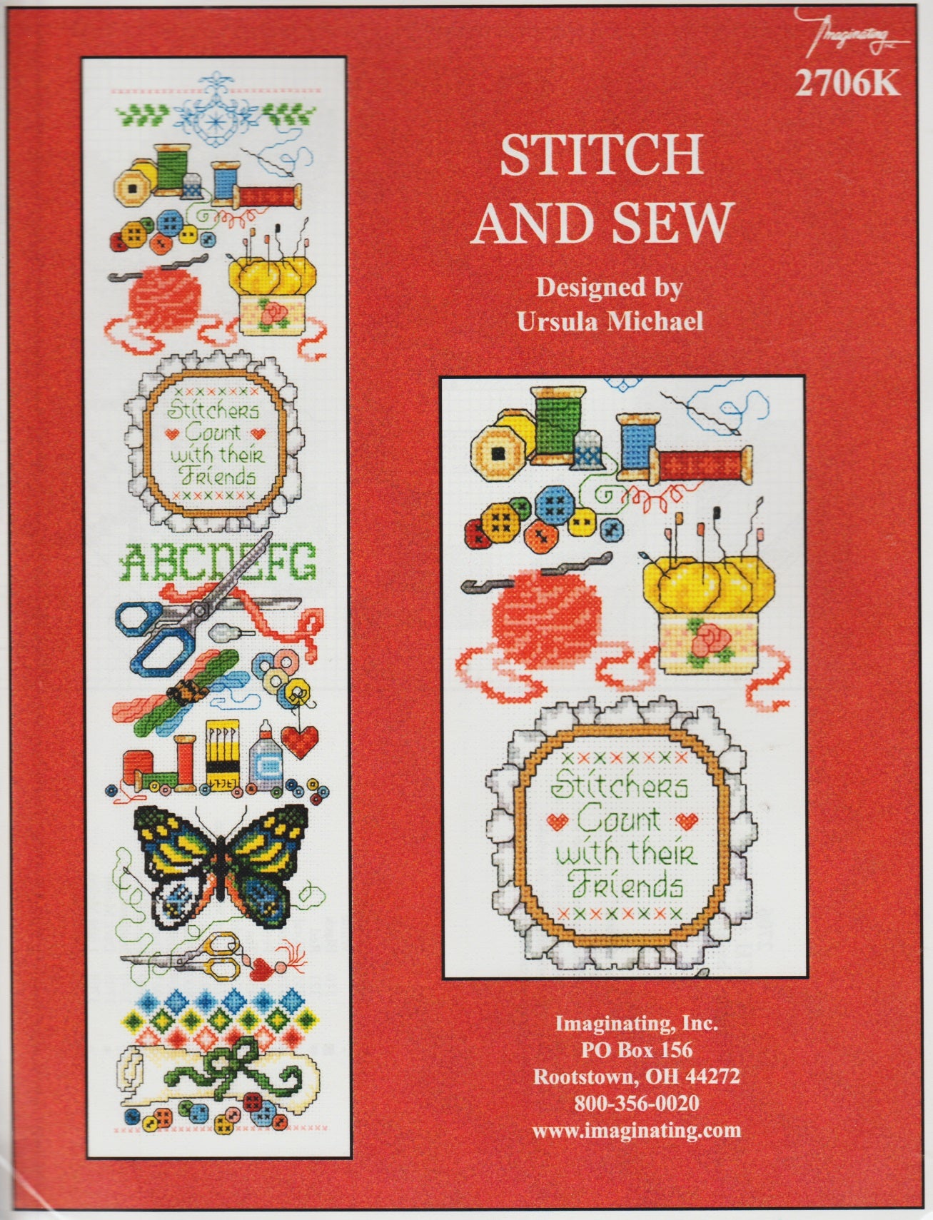 Imaginating Stitch and Sew 2706K cross stitch kit