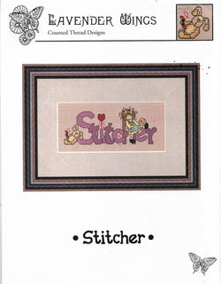 Lavender Wings Stitcher cross stitch pattern