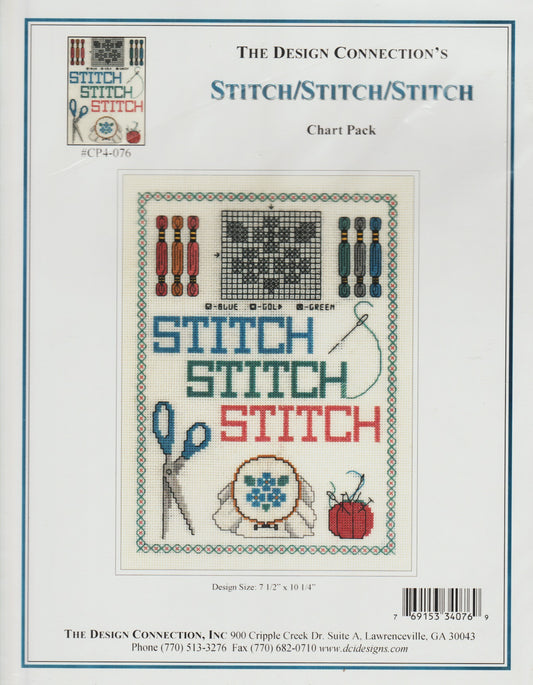 Design Connection Stitch/Stitch/Stitch CP4-076 cross stitch pattern
