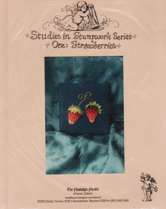 Nostalgic Needle Strawberries Stumpwork (Raised Embroidery) pattern