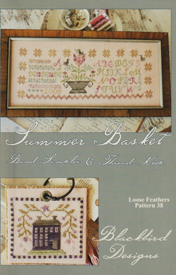 Blackbird Designs Summer Basket cross stitch pattern