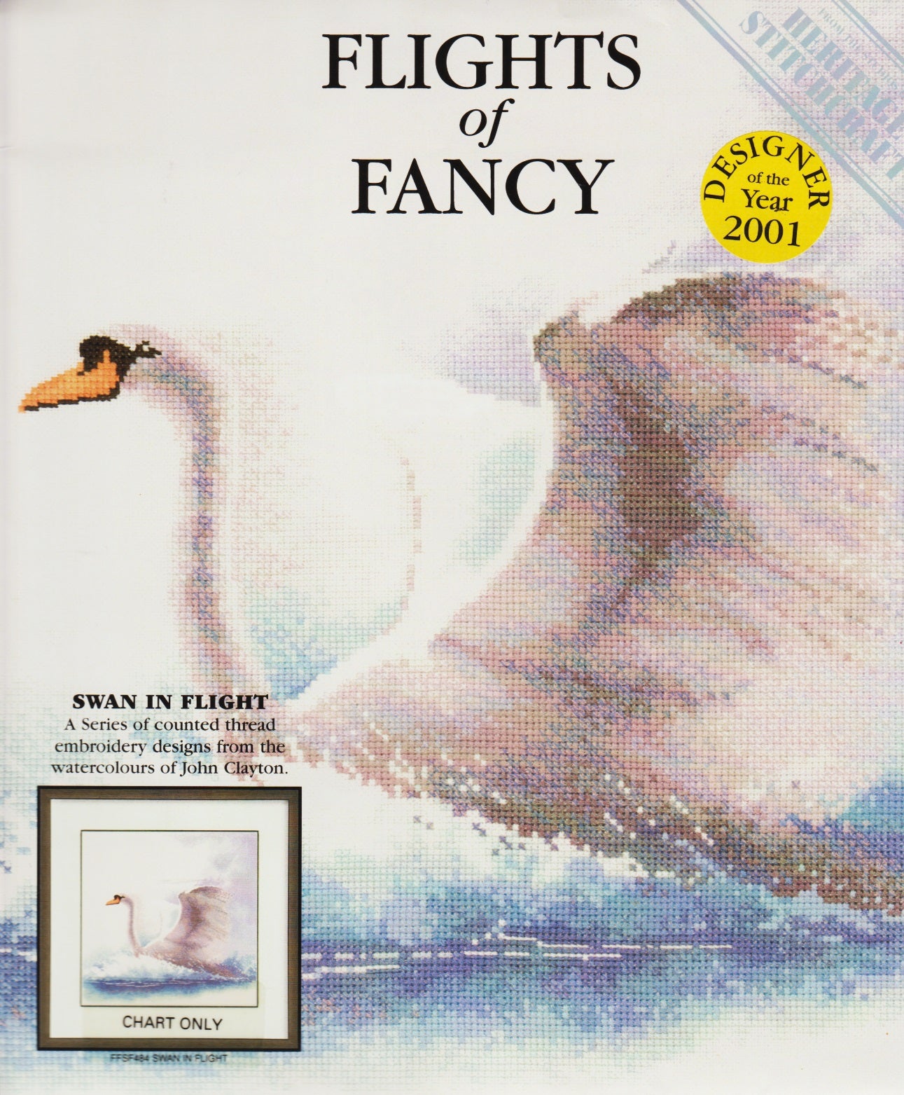 Heritage Stitchcraft Swan in Flight cross stitch pattern