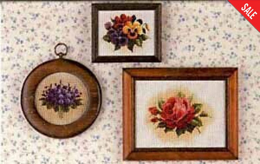 Lavender & Lace Tea Garden L&L5 cross stitch flower pattern