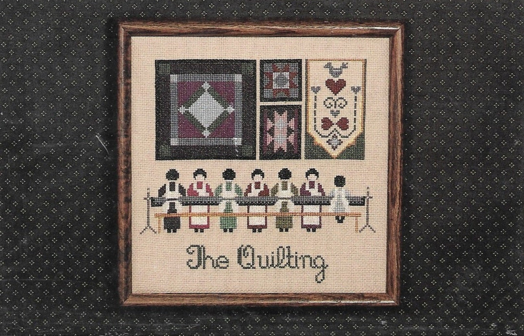 Told In A Garden The Quilting cross stitch pattern