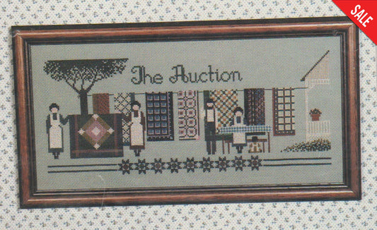 Told In A Garden The Auction Amish cross stitch pattern