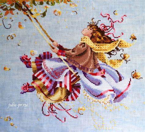 Mirabilia Touching The Autumn Sky MD33 cross stitch pattern