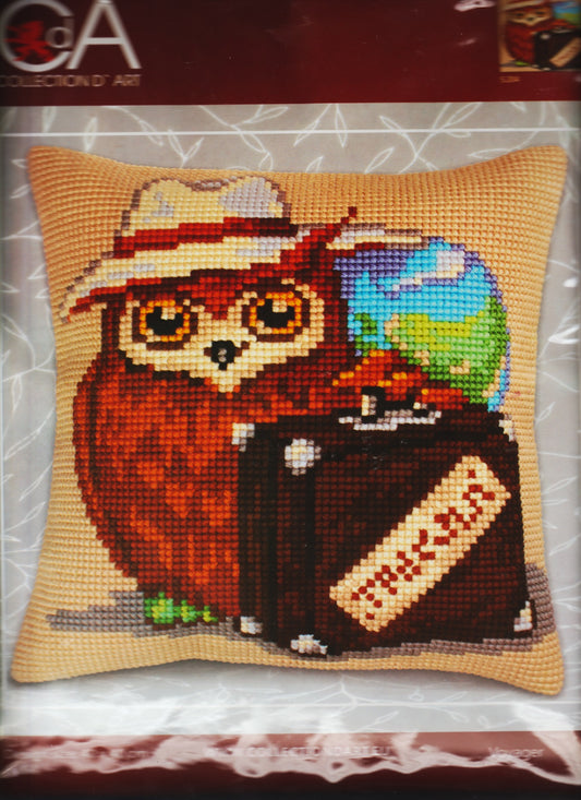 Collections D'Art Voyager 5.204 owl needlepoint kit