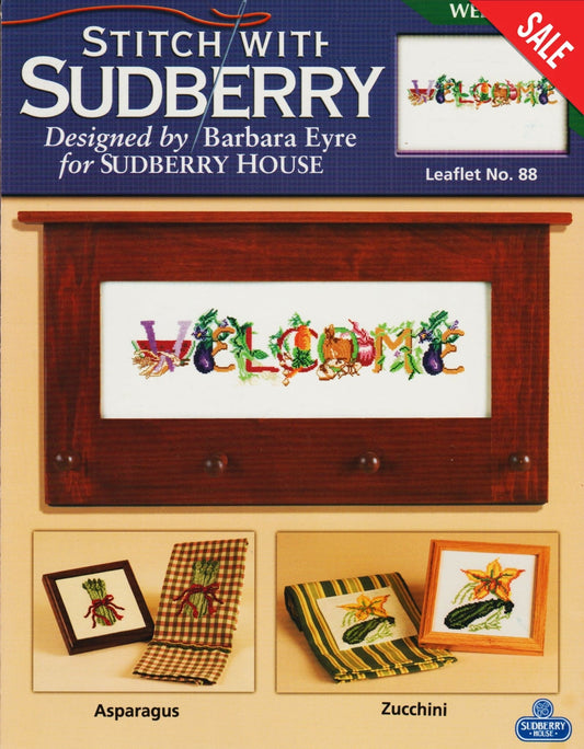 Sudberry House Welcome 88 cross stitch pattern