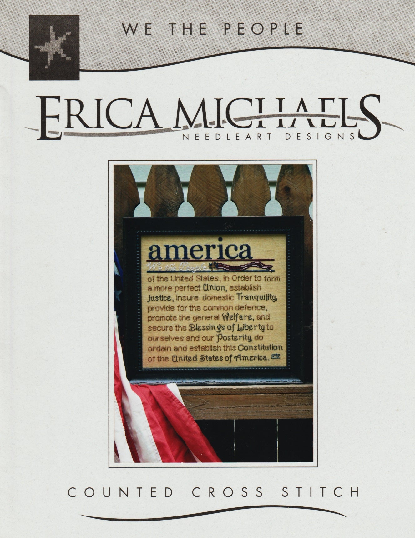 Erica Michaels We The People cross stitch pattern