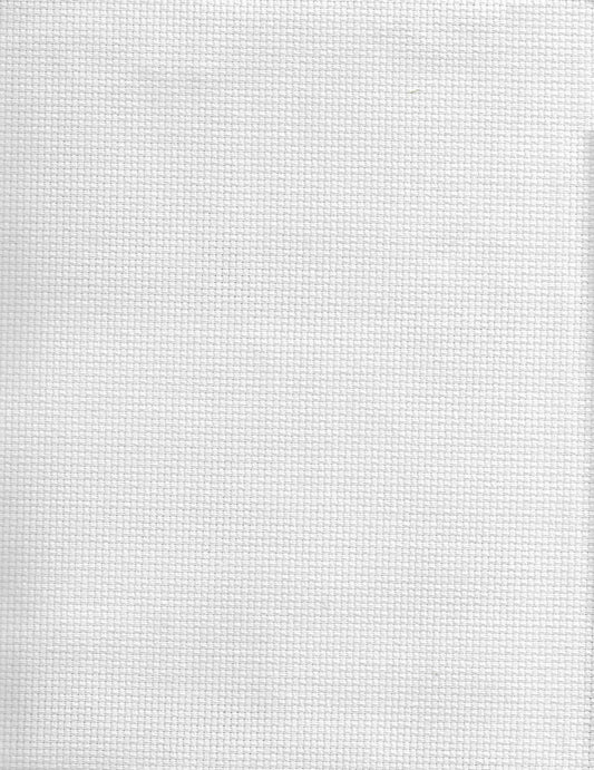 Wichelt Aida 14ct 18x21 White fabric