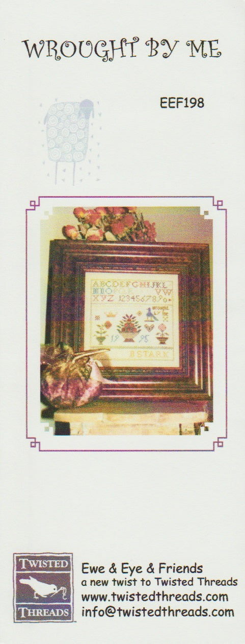 Ewe & Eye Wrought By Me EEF198 cross stitch pattern