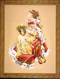 Mirabilia Royal Holiday MD78 victorian christmas cross stitch pattern