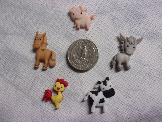 Baby Farm Animal needle minders