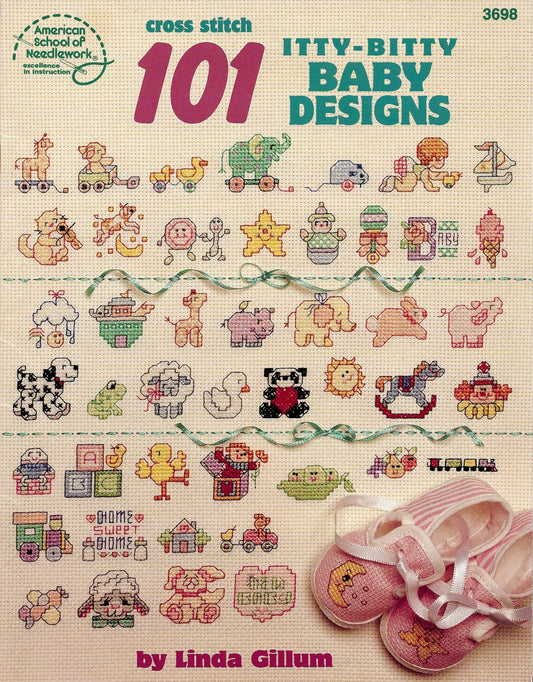 American School of Needlework 101 Itty-bitty Baby Designs cross stitch patterns