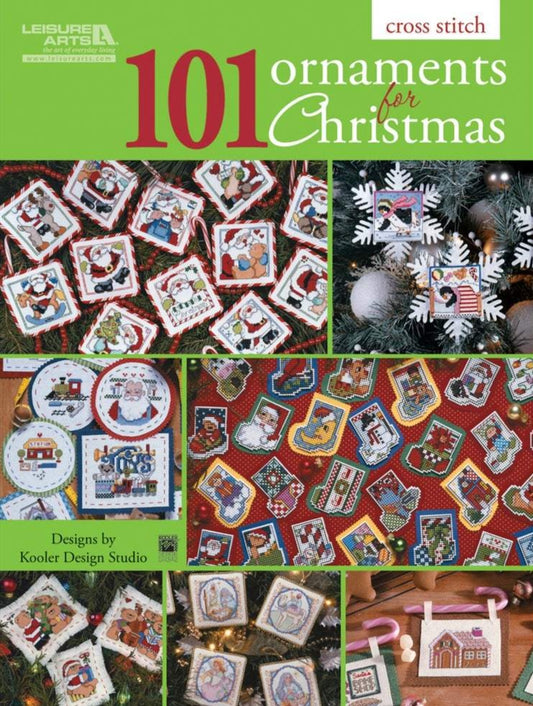 Leisure Arts 101 Ornaments for Christmas LA5849 cross stitch pattern book