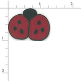 Red Ladybug 1104 Buttons