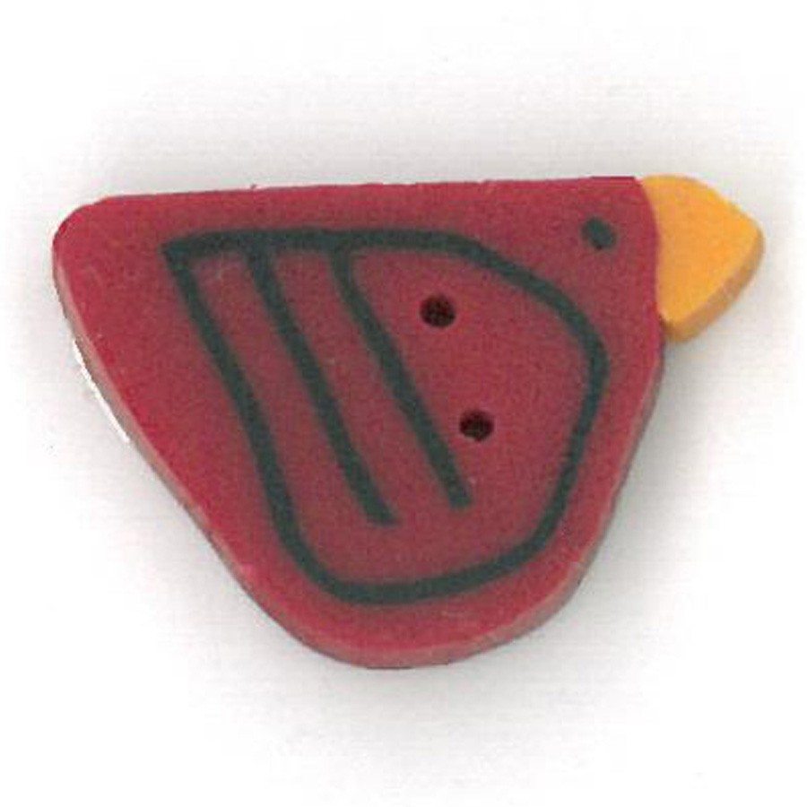 Red Bird Buttons