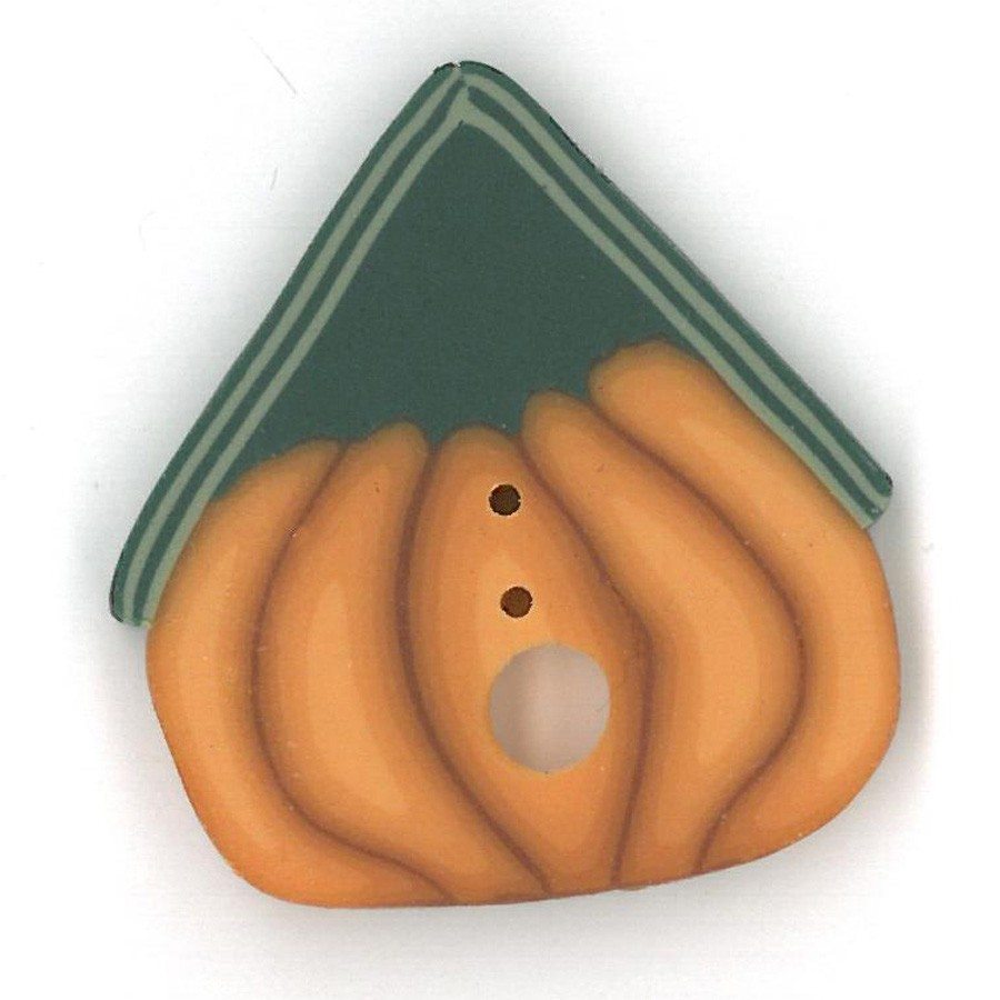 Pumpkin Birdhouse 1124 Buttons