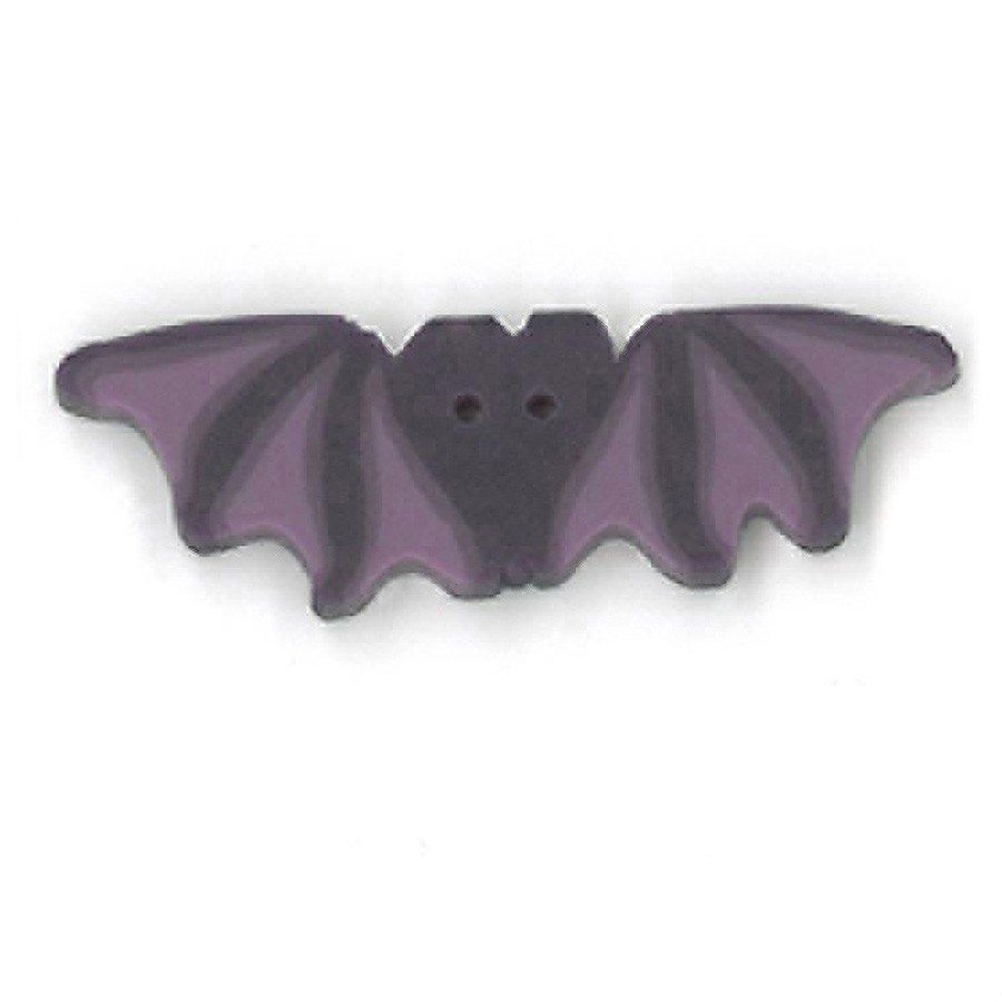 Just Another Button Company Purple Bat 1137 button