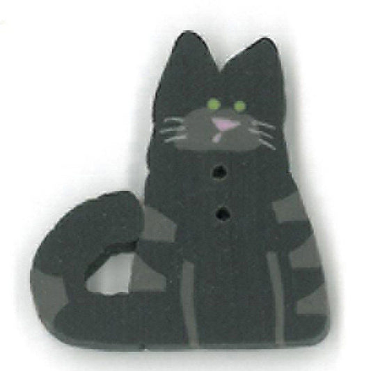 Just Another Button Company Very Black Cat 1138 button