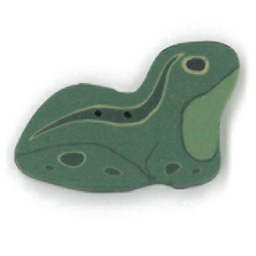 Just Another Button Company Frog 1140 clay button