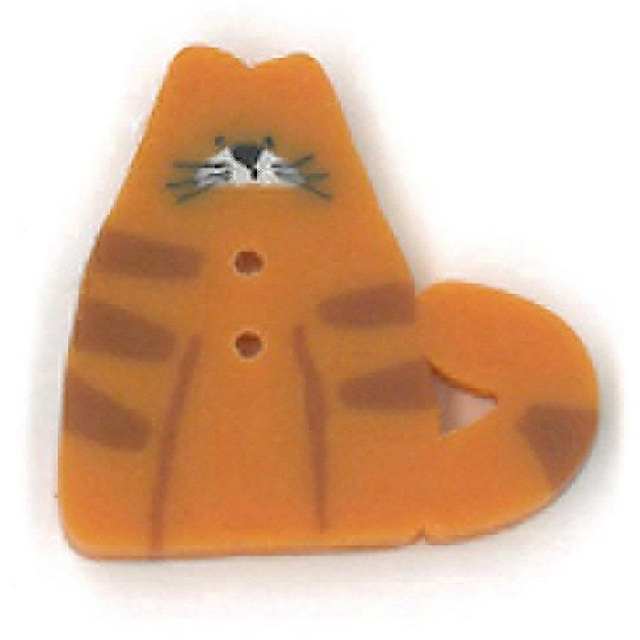 Just Another Button Company Di's cat 1141 clay button