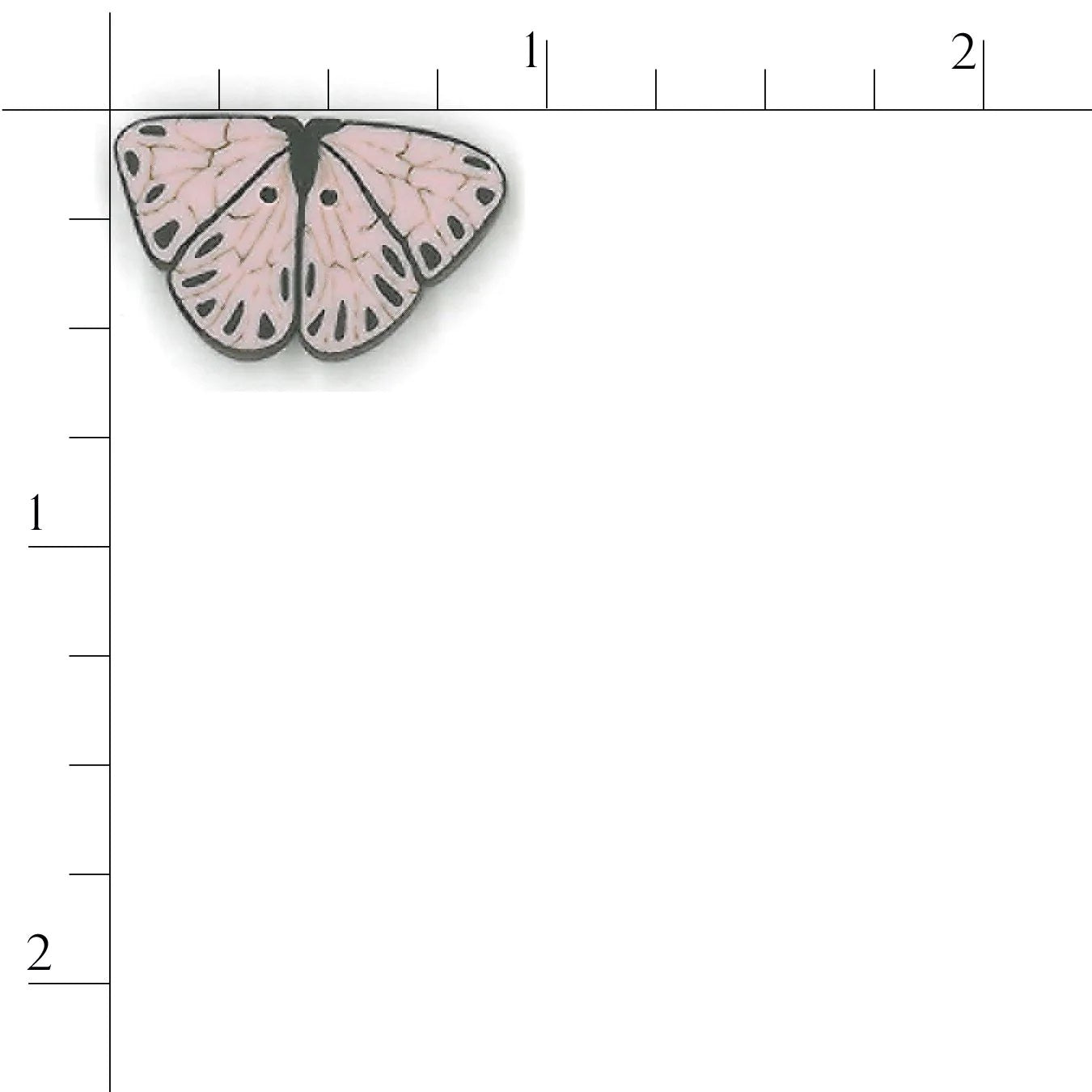 Pink Butterfly 1144 Buttons