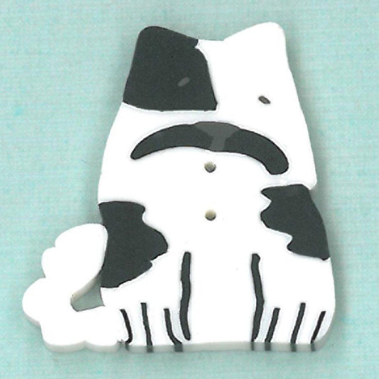 Just Another Button Company White Spotted Dog 1178 button