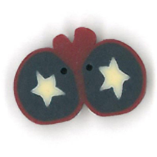 Just Another Button Company Liberty Ladybug 1181.S buttons