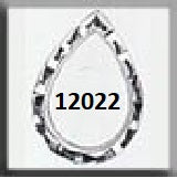 Miill Hill Teardrop Silver 12022 Glass Treasure