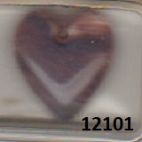 Mill Hill Large Purple Quartz Heart 12101 Glass Treasure