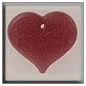 Mill Hill 12114 Medium Floral Embossed Heart