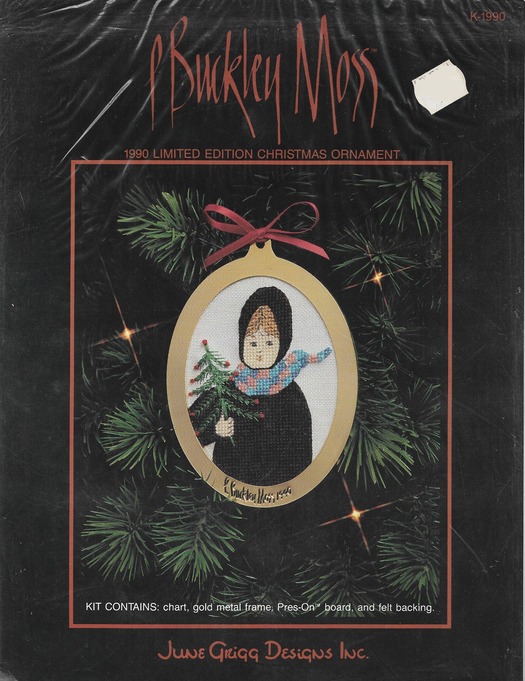 P. Buckley Moss 1990 Limited Edition Ornament cross stitch pattern